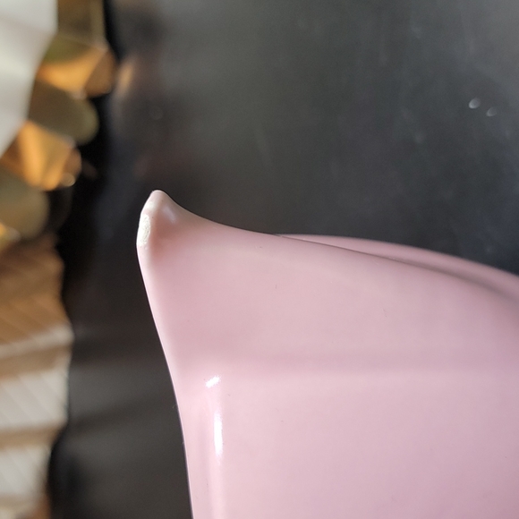 Vintage California Pottery Creamer and Sugar Set - Pink - Picture 8 of 9